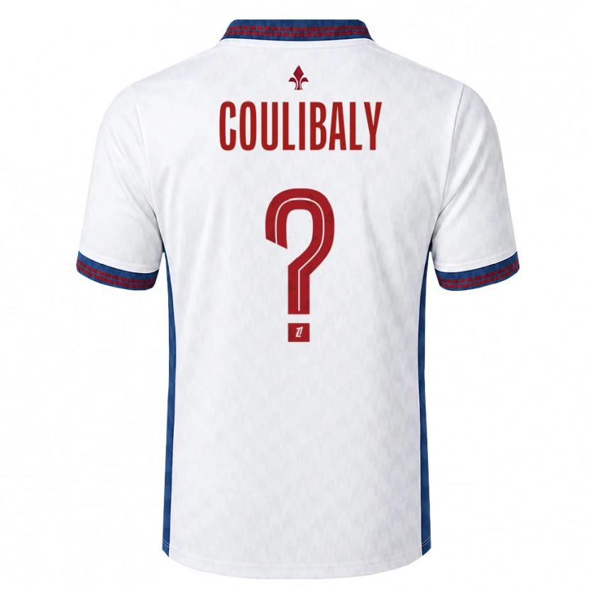 Danxen Hombre Camiseta Bilal Coulibaly #0 Rojo Blanco Azul 2ª Equipación 2026/27 La Camisa