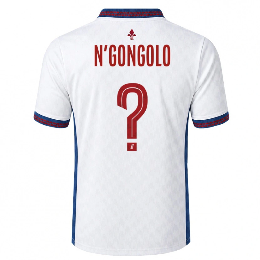 Danxen Hombre Camiseta Hoham N'gongolo #0 Rojo Blanco Azul 2ª Equipación 2026/27 La Camisa