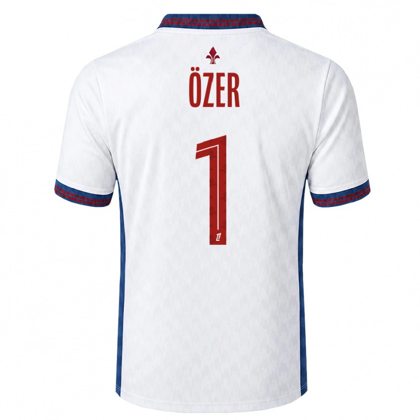 Danxen Hombre Camiseta Berke Özer #1 Rojo Blanco Azul 2ª Equipación 2026/27 La Camisa