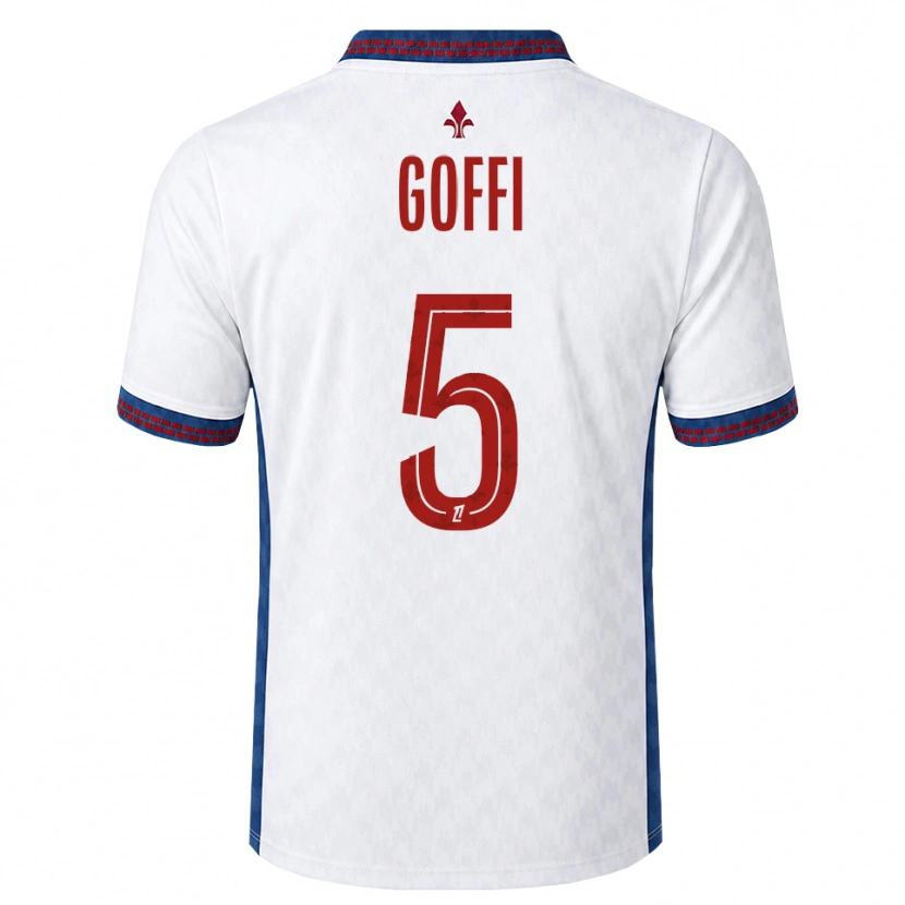 Danxen Hombre Camiseta Maxima Goffi #5 Rojo Blanco Azul 2ª Equipación 2026/27 La Camisa