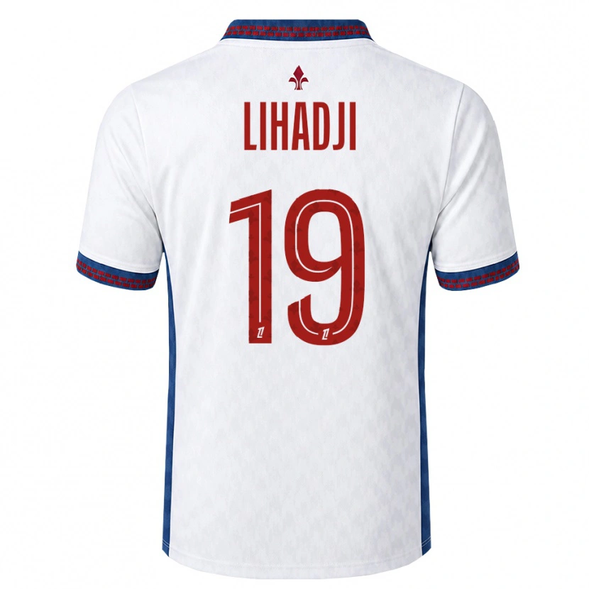 Danxen Hombre Camiseta Isaac Lihadji #19 Rojo Blanco Azul 2ª Equipación 2026/27 La Camisa