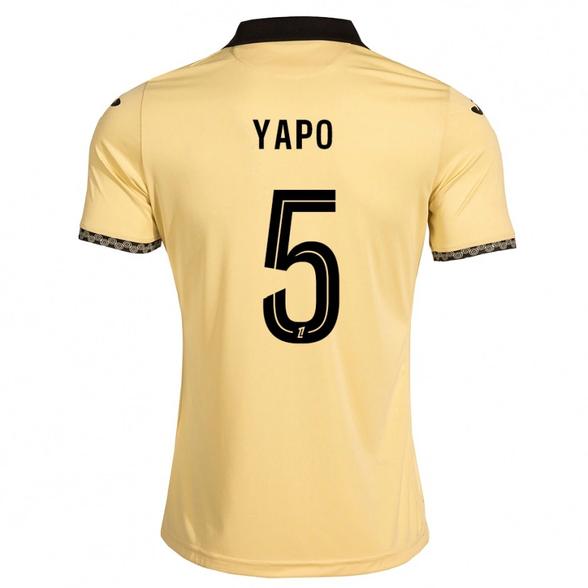 Danxen Hombre Camiseta Ezekiel Yapo #5 Blanco Navajo Negro 2ª Equipación 2026/27 La Camisa