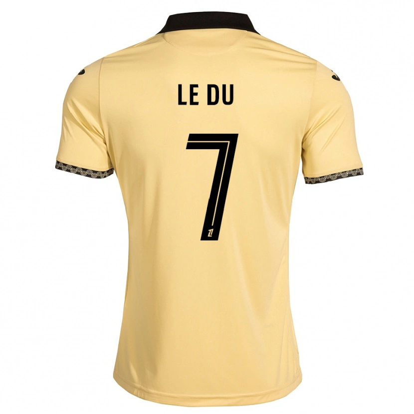 Danxen Hombre Camiseta Océane Le Du #7 Blanco Navajo Negro 2ª Equipación 2026/27 La Camisa