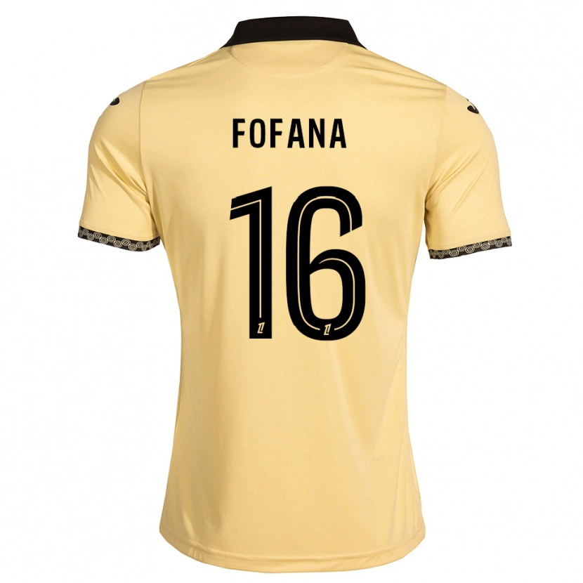 Danxen Hombre Camiseta Bahliseny Fofana #16 Blanco Navajo Negro 2ª Equipación 2026/27 La Camisa