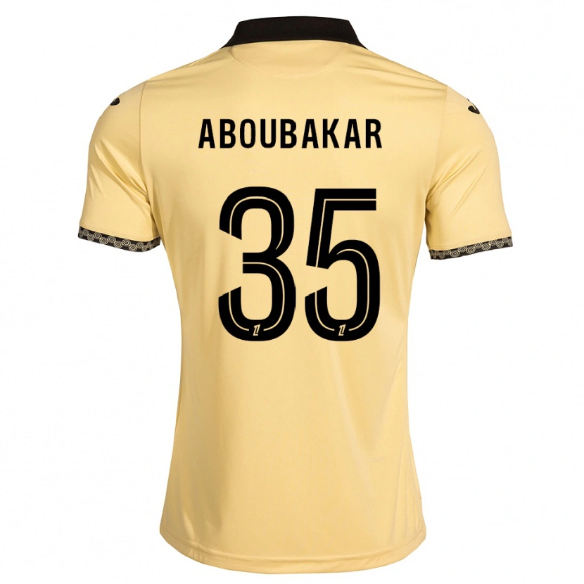 Danxen Hombre Camiseta Siddick Aboubakar #35 Blanco Navajo Negro 2ª Equipación 2026/27 La Camisa