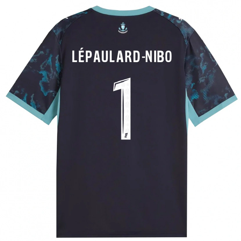 Danxen Hombre Camiseta Mailey Lépaulard-Nibo #1 Turquesa Pálido Blanco Negro 2ª Equipación 2026/27 La Camisa