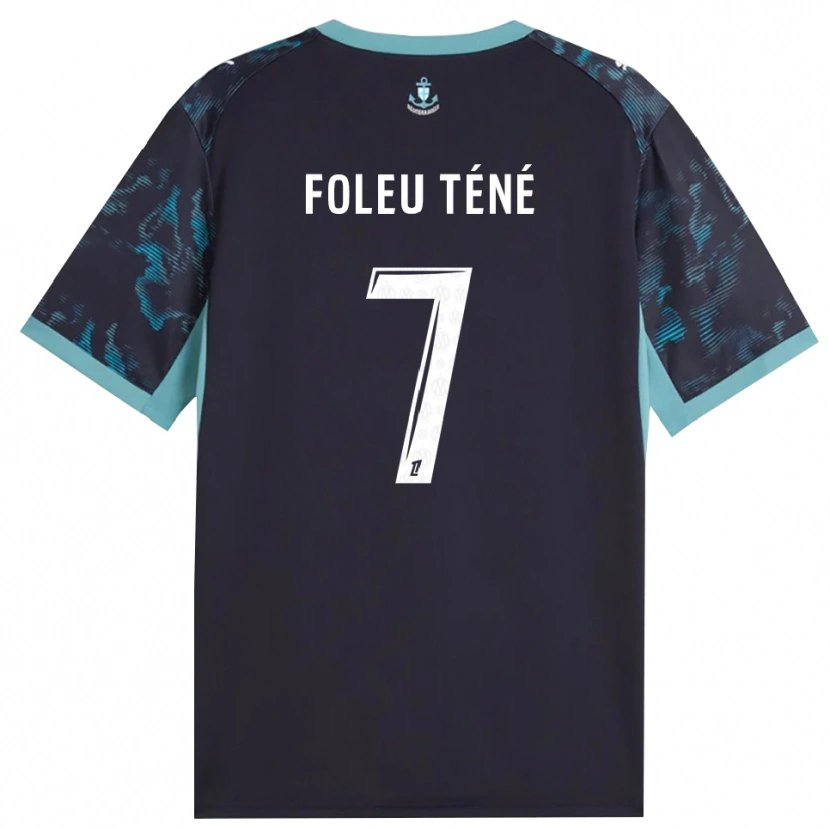 Danxen Hombre Camiseta Krys Foleu Téné #7 Turquesa Pálido Blanco Negro 2ª Equipación 2026/27 La Camisa