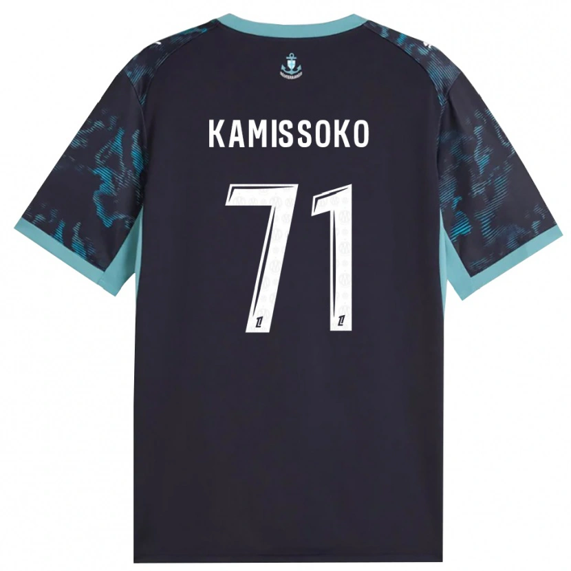 Danxen Hombre Camiseta Nouhoum Kamissoko #71 Turquesa Pálido Blanco Negro 2ª Equipación 2026/27 La Camisa