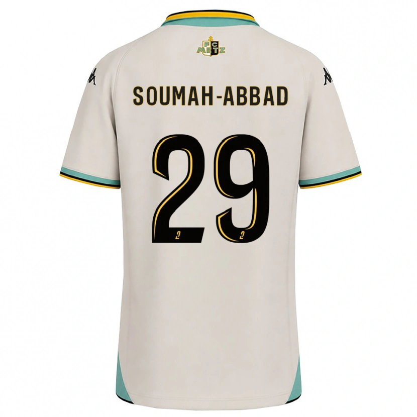 Danxen Hombre Camiseta Édouard Soumah-Abbad #29 Blanco Floral Negro 2ª Equipación 2026/27 La Camisa