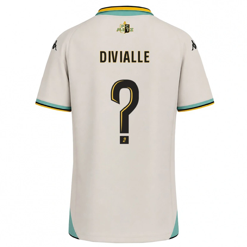 Danxen Hombre Camiseta Charles Divialle #0 Blanco Floral Negro 2ª Equipación 2026/27 La Camisa
