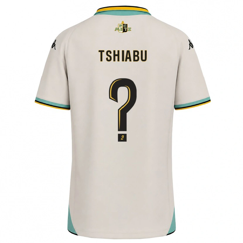Danxen Hombre Camiseta Joan Tshiabu #0 Blanco Floral Negro 2ª Equipación 2026/27 La Camisa
