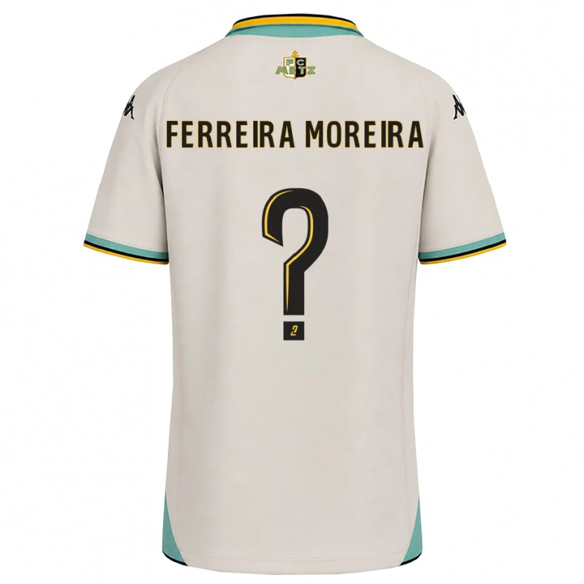 Danxen Hombre Camiseta Ruben Ferreira Moreira #0 Blanco Floral Negro 2ª Equipación 2026/27 La Camisa