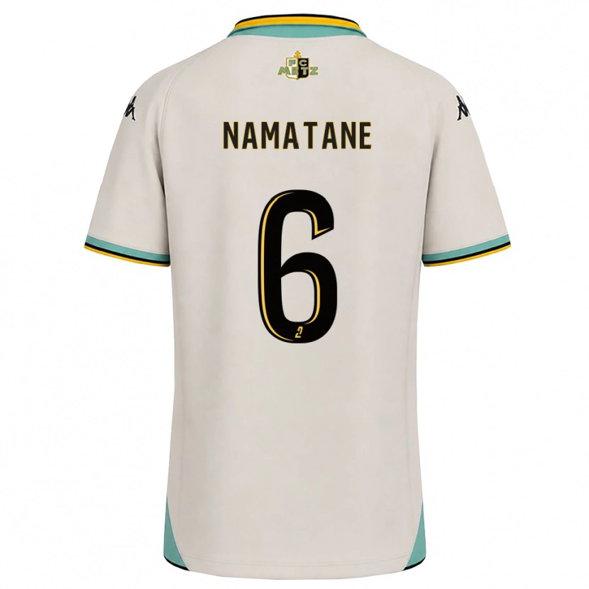 Danxen Hombre Camiseta Joseph Namatane #6 Blanco Floral Negro 2ª Equipación 2026/27 La Camisa