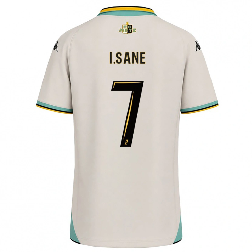 Danxen Hombre Camiseta Ibou Sané #7 Blanco Floral Negro 2ª Equipación 2026/27 La Camisa