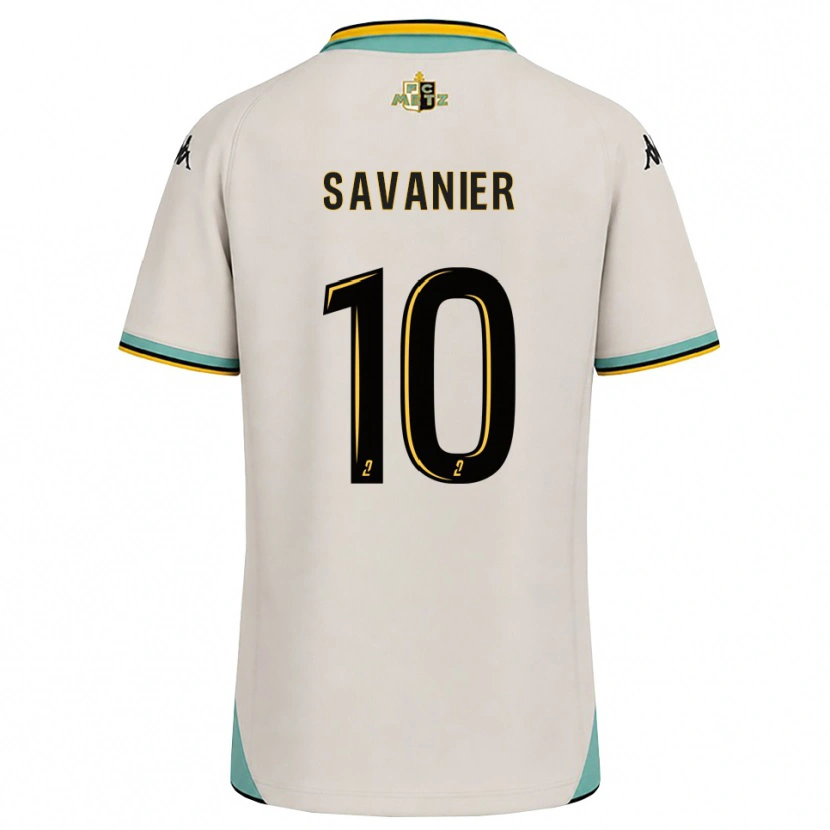 Danxen Hombre Camiseta Téji Savanier #10 Blanco Floral Negro 2ª Equipación 2026/27 La Camisa