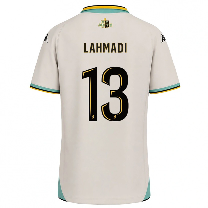 Danxen Hombre Camiseta Mehdi Lahmadi #13 Blanco Floral Negro 2ª Equipación 2026/27 La Camisa