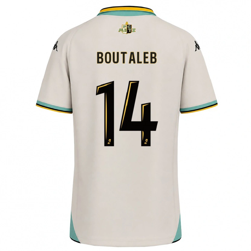 Danxen Hombre Camiseta Inès Boutaleb #14 Blanco Floral Negro 2ª Equipación 2026/27 La Camisa