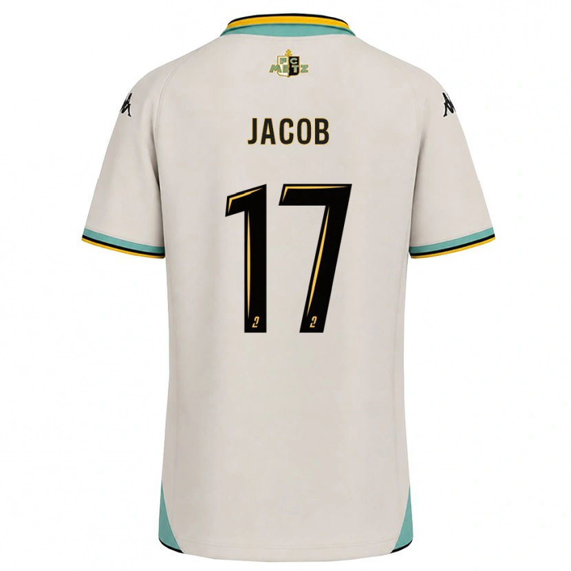 Danxen Hombre Camiseta Lisa Jacob #17 Blanco Floral Negro 2ª Equipación 2026/27 La Camisa