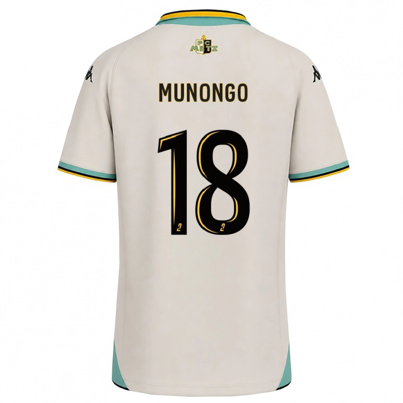 Danxen Hombre Camiseta Believe Munongo #18 Blanco Floral Negro 2ª Equipación 2026/27 La Camisa