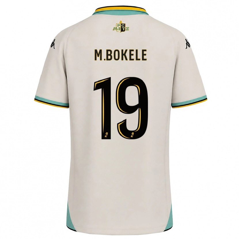 Danxen Hombre Camiseta Morgan Bokele #19 Blanco Floral Negro 2ª Equipación 2026/27 La Camisa