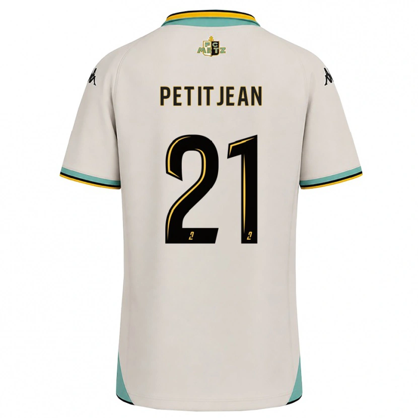 Danxen Hombre Camiseta Clara Petitjean #21 Blanco Floral Negro 2ª Equipación 2026/27 La Camisa