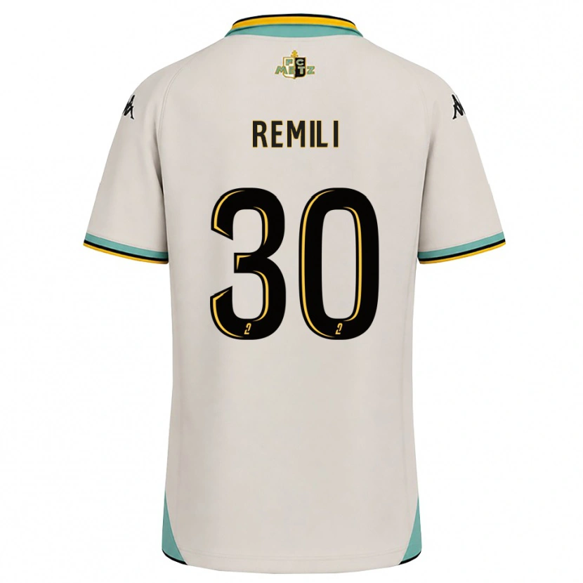 Danxen Hombre Camiseta Célia Remili #30 Blanco Floral Negro 2ª Equipación 2026/27 La Camisa
