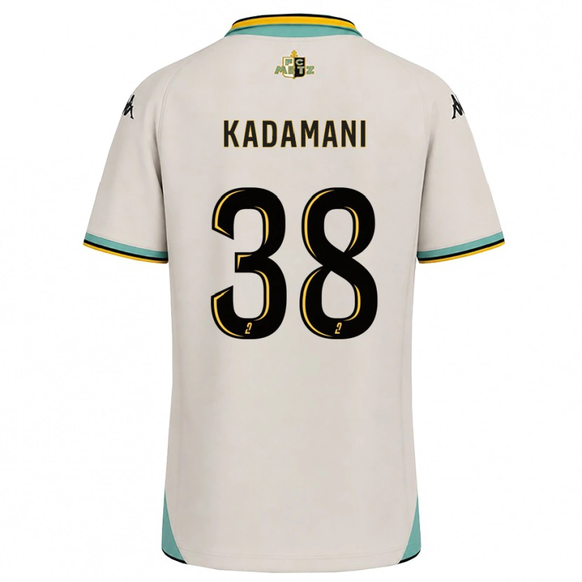 Danxen Hombre Camiseta Hamza Kadamani #38 Blanco Floral Negro 2ª Equipación 2026/27 La Camisa