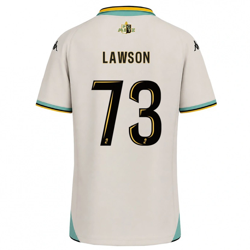Danxen Hombre Camiseta Yannis Lawson #73 Blanco Floral Negro 2ª Equipación 2026/27 La Camisa