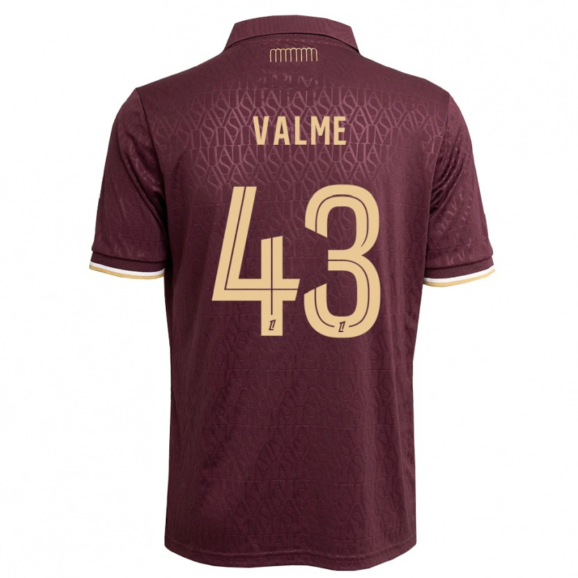 Danxen Hombre Camiseta Ritchy Valme #43 Rojo Marrón Arena 2ª Equipación 2026/27 La Camisa