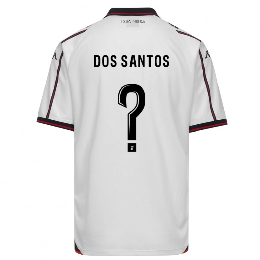 Danxen Hombre Camiseta Jeyzi Dos Santos #0 Negro Blanco 2ª Equipación 2026/27 La Camisa