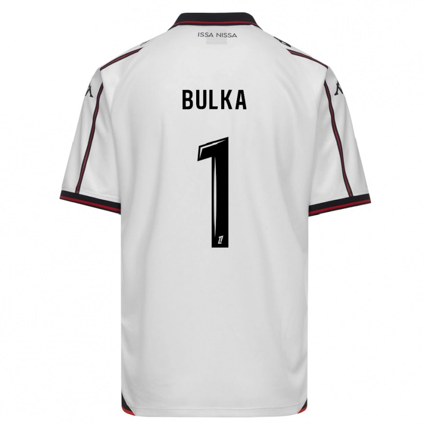 Danxen Hombre Camiseta Marcin Bulka #1 Negro Blanco 2ª Equipación 2026/27 La Camisa
