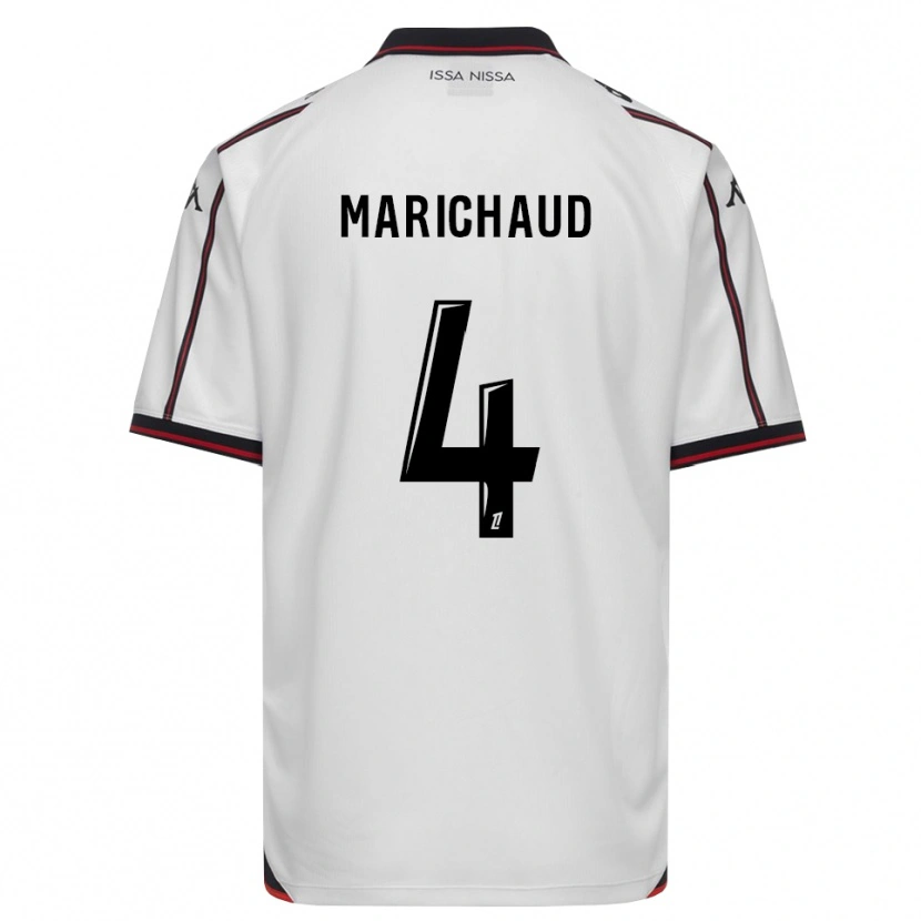 Danxen Hombre Camiseta Julie Marichaud #4 Negro Blanco 2ª Equipación 2026/27 La Camisa