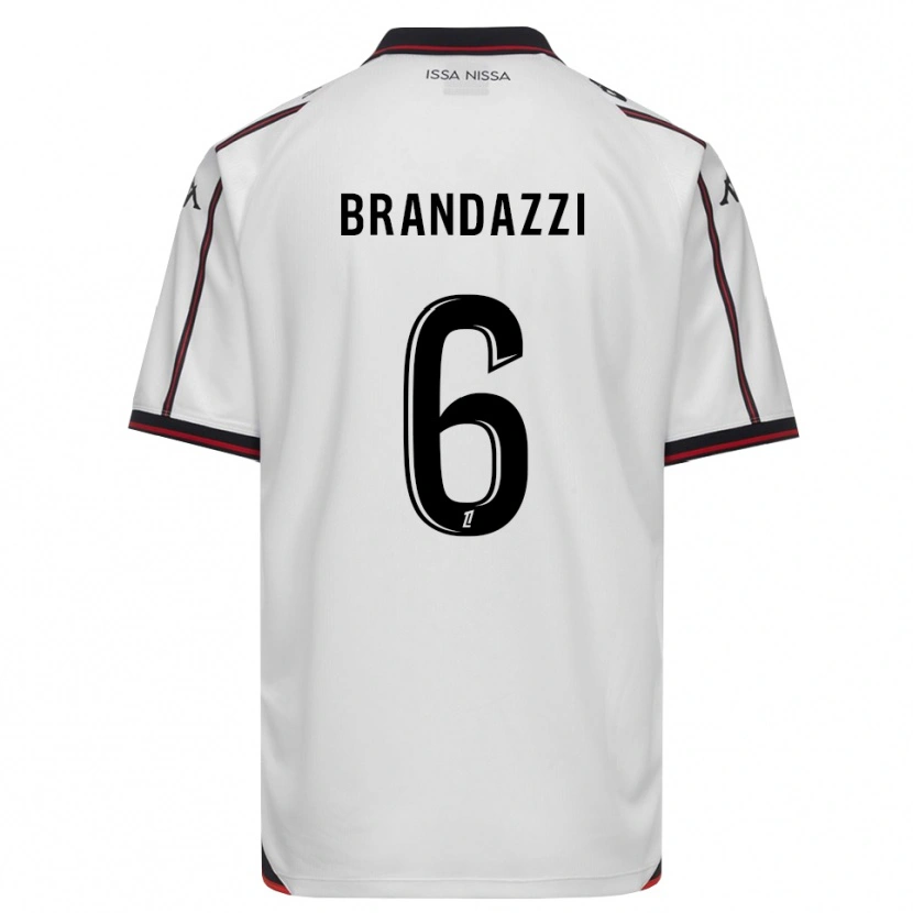Danxen Hombre Camiseta Fiona Brandazzi #6 Negro Blanco 2ª Equipación 2026/27 La Camisa
