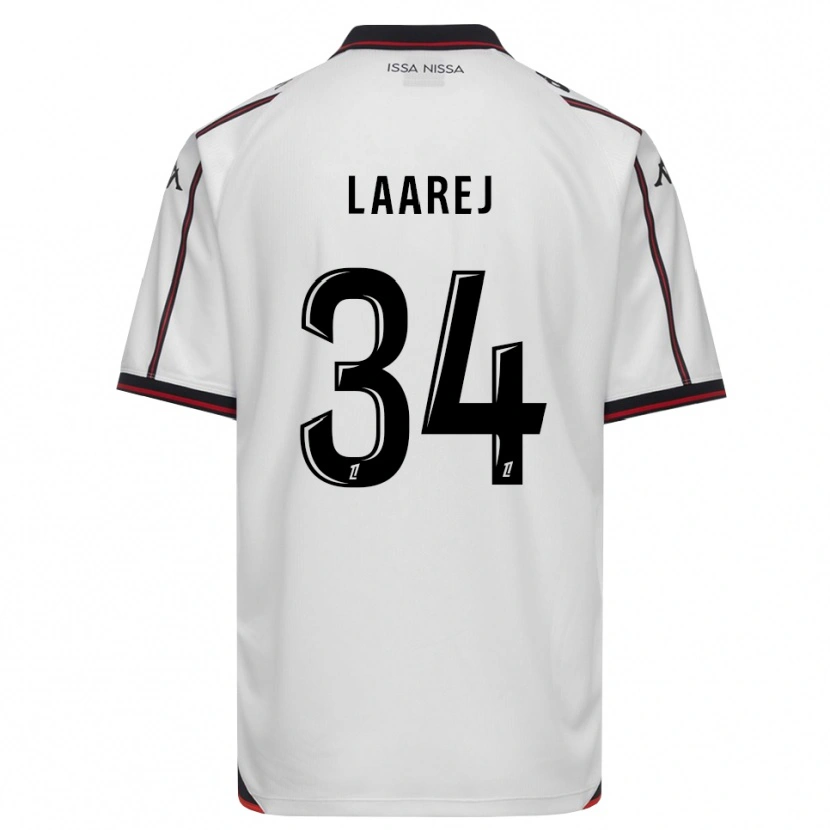 Danxen Hombre Camiseta Nassim Laarej #34 Negro Blanco 2ª Equipación 2026/27 La Camisa