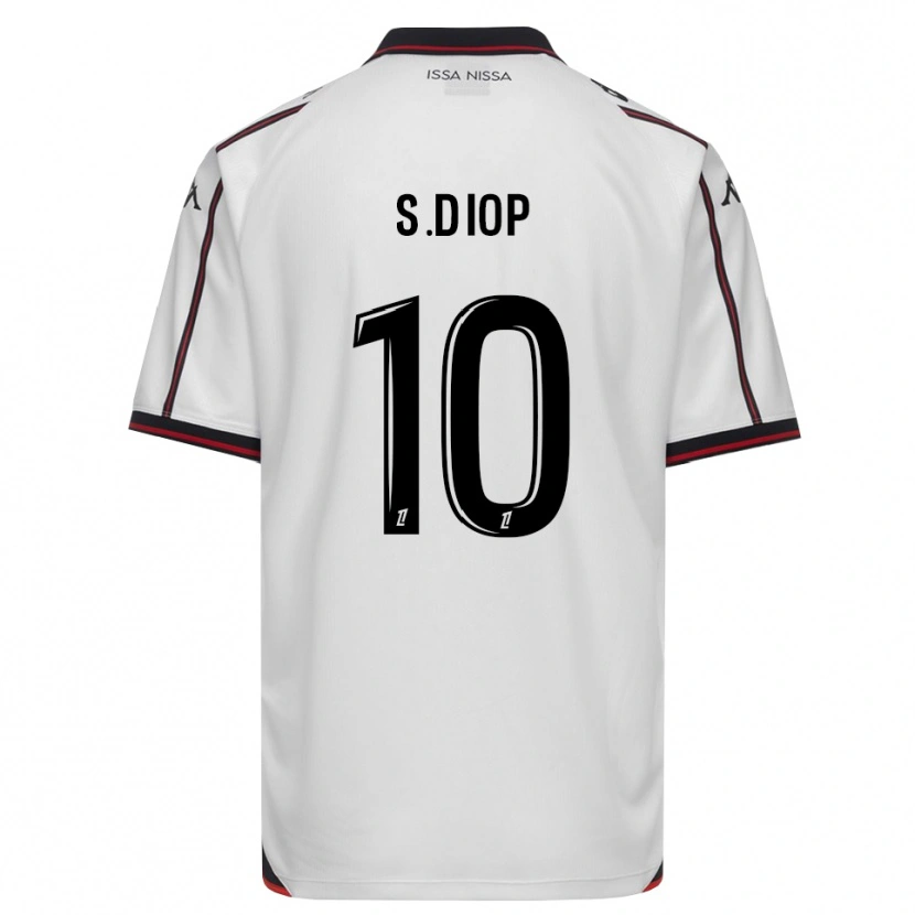 Danxen Hombre Camiseta Sofiane Diop #10 Negro Blanco 2ª Equipación 2026/27 La Camisa