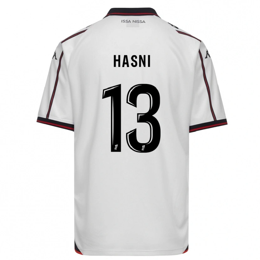 Danxen Hombre Camiseta Zinedine Hasni #13 Negro Blanco 2ª Equipación 2026/27 La Camisa