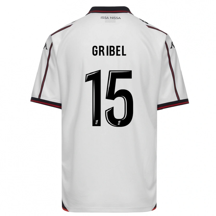 Danxen Hombre Camiseta Naomie Gribel #15 Negro Blanco 2ª Equipación 2026/27 La Camisa