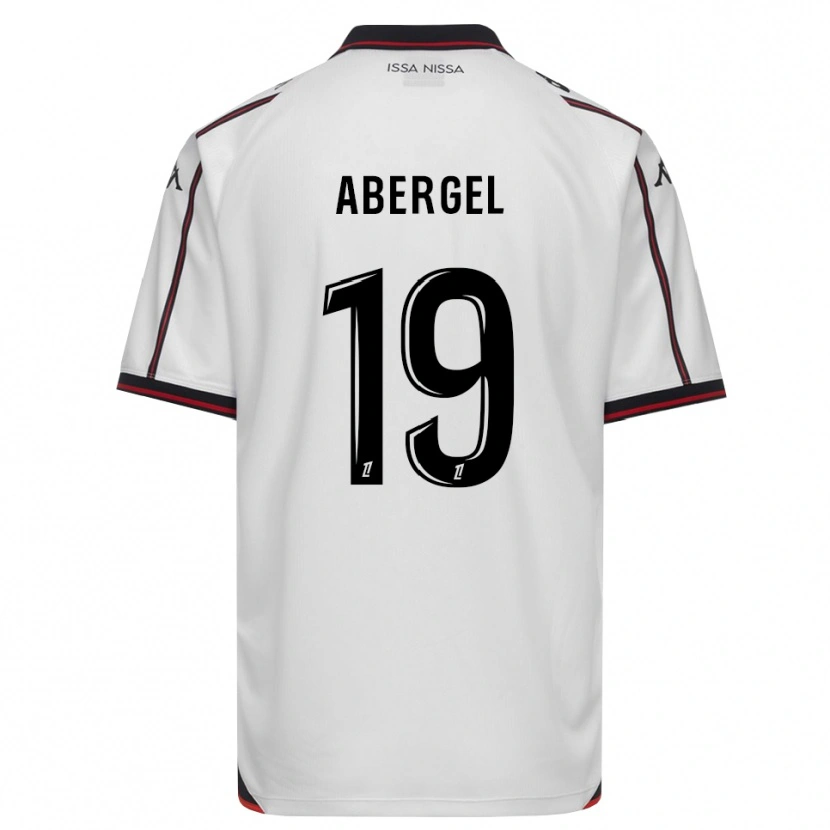 Danxen Hombre Camiseta Laurent Abergel #19 Negro Blanco 2ª Equipación 2026/27 La Camisa