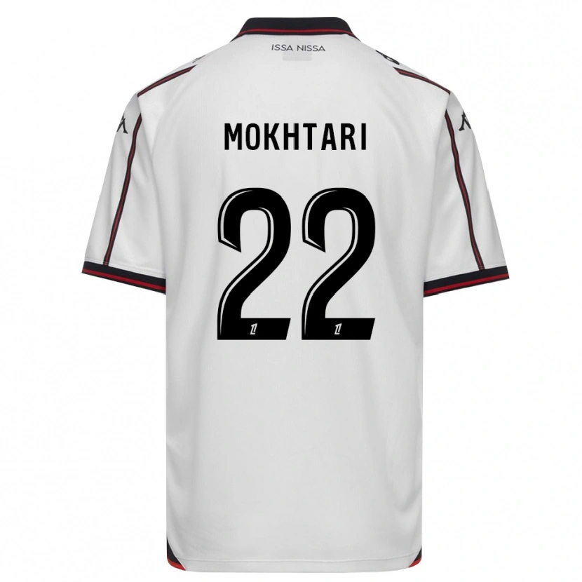 Danxen Hombre Camiseta Jade Mokhtari #22 Negro Blanco 2ª Equipación 2026/27 La Camisa
