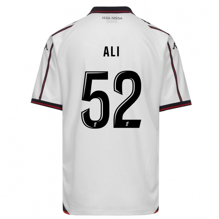 Danxen Hombre Camiseta Kéfren Ali #52 Negro Blanco 2ª Equipación 2026/27 La Camisa