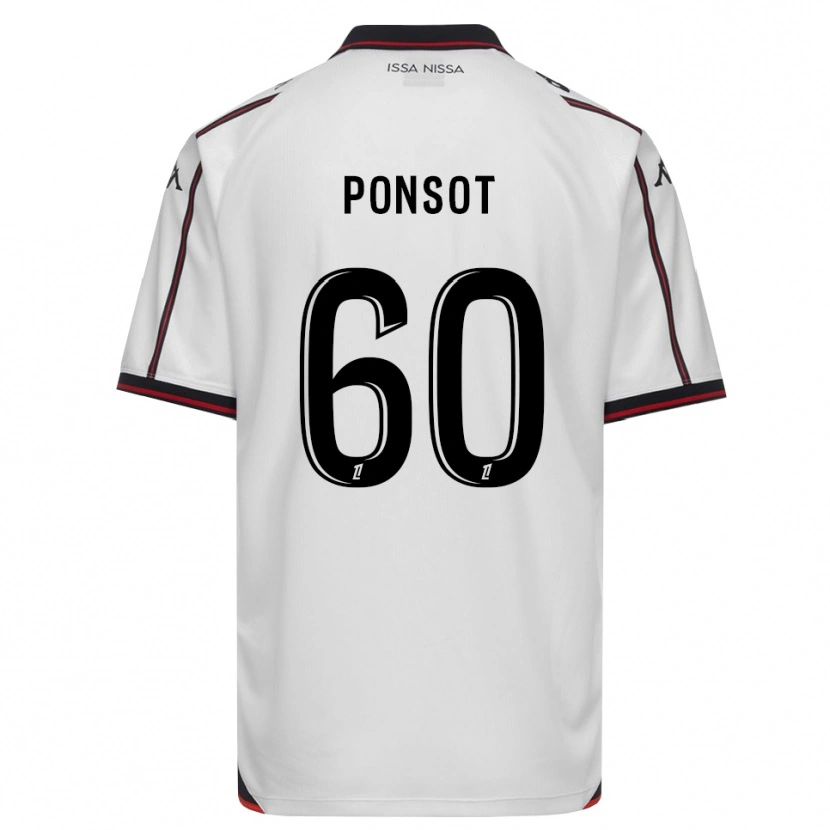 Danxen Hombre Camiseta Martin Ponsot #60 Negro Blanco 2ª Equipación 2026/27 La Camisa
