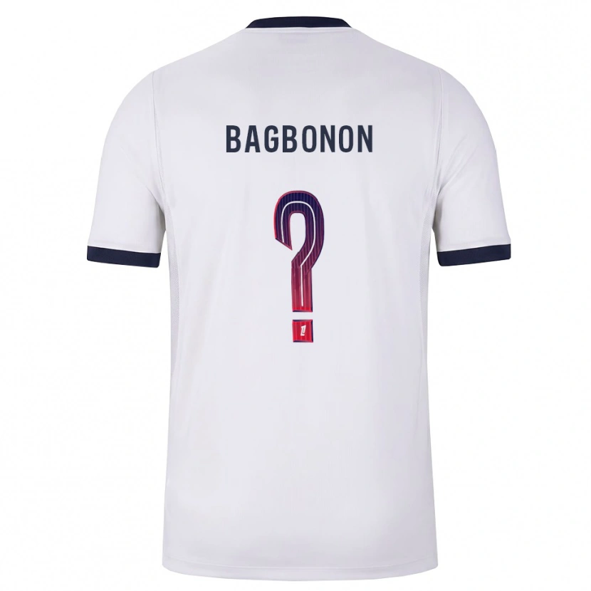 Danxen Hombre Camiseta Ethan Bagbonon #0 Blanco Negro Rojo 2ª Equipación 2026/27 La Camisa