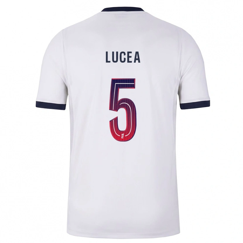 Danxen Hombre Camiseta Dimitri Lucea #5 Blanco Negro Rojo 2ª Equipación 2026/27 La Camisa