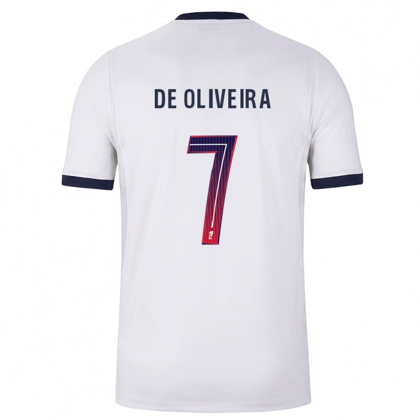 Danxen Hombre Camiseta Mathieu De Oliveira #7 Blanco Negro Rojo 2ª Equipación 2026/27 La Camisa