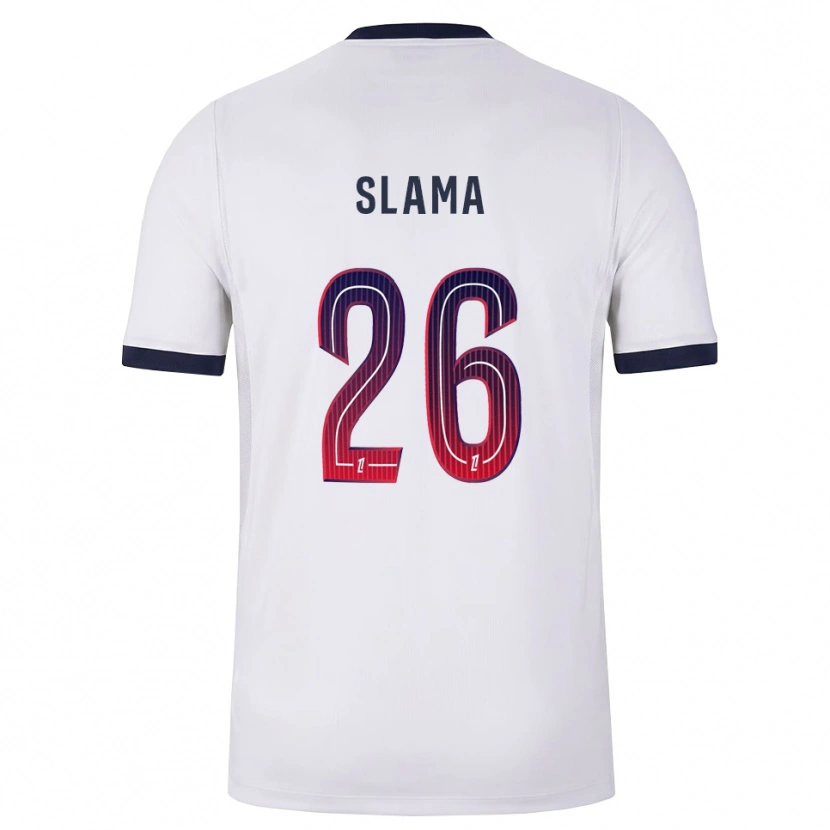Danxen Hombre Camiseta Wassim Slama #26 Blanco Negro Rojo 2ª Equipación 2026/27 La Camisa