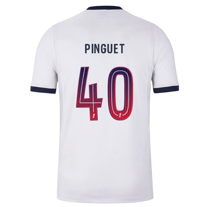 Danxen Hombre Camiseta Alice Pinguet #40 Blanco Negro Rojo 2ª Equipación 2026/27 La Camisa