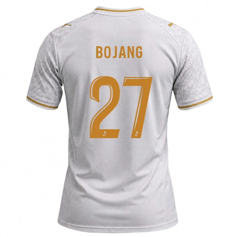 Danxen Hombre Camiseta Adama Bojang #27 Blanco Gris Dorado 2ª Equipación 2026/27 La Camisa