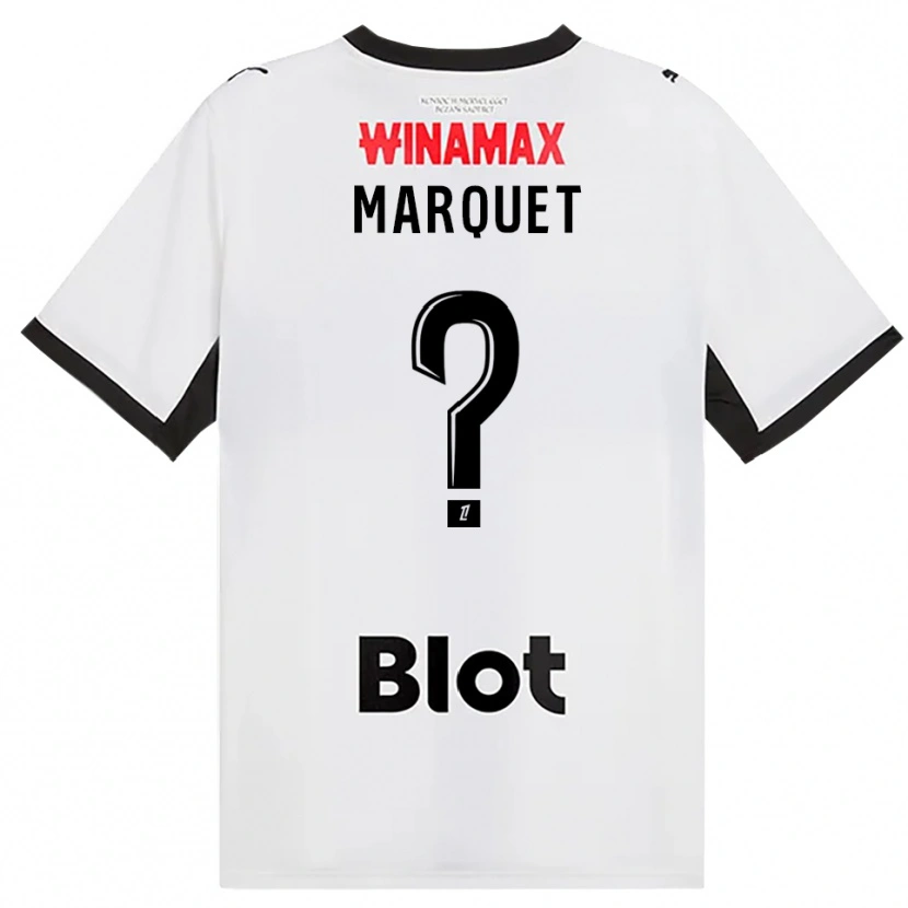 Danxen Hombre Camiseta Pacôme Marquet #0 Negro Blanco Rojo 2ª Equipación 2026/27 La Camisa