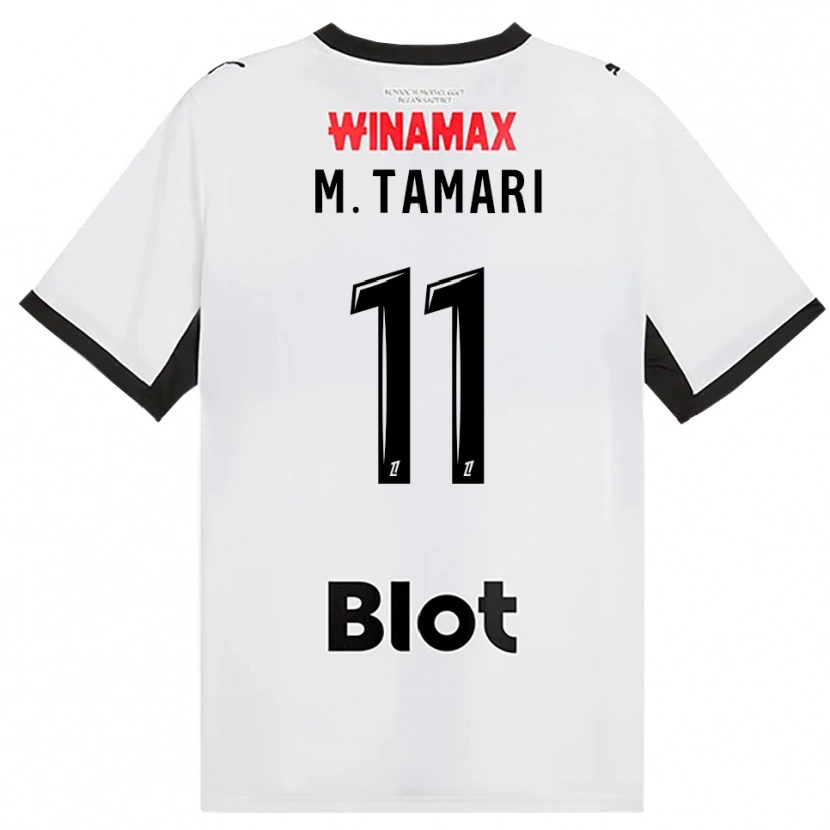 Danxen Hombre Camiseta Mousa Al-Tamari #11 Negro Blanco Rojo 2ª Equipación 2026/27 La Camisa