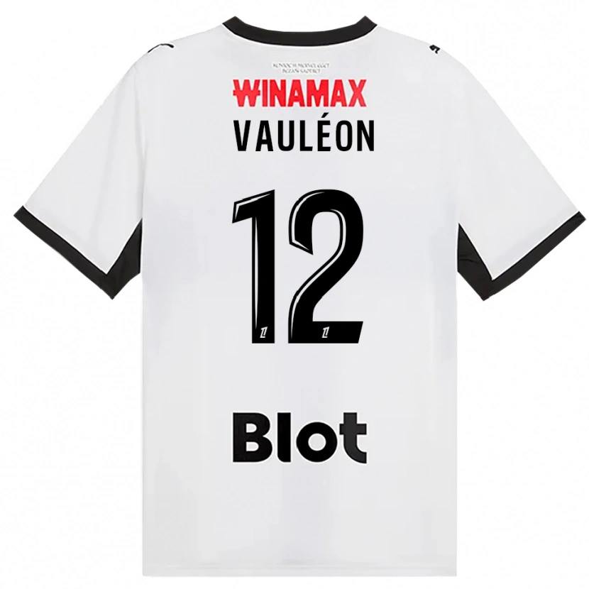 Danxen Hombre Camiseta Antoine Vauléon #12 Negro Blanco Rojo 2ª Equipación 2026/27 La Camisa